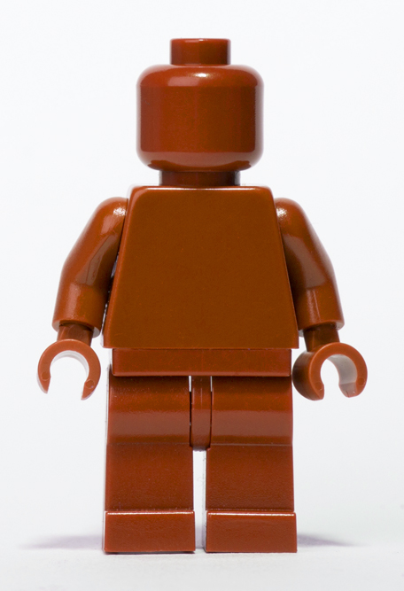 Dark Orange Lego Monochrome minifigure